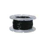 Fil de coton ciré - Noir - 1 mm x 5 m