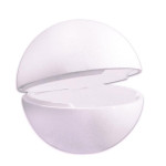Boules deux hémisphères en polystyrène - 15 cm
