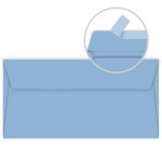 Enveloppe faire part Pollen 120g 90 x 140mm par 20 - Bleu Lavande