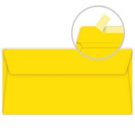 Enveloppe faire part Pollen 120g format 9 x 14 cm par 20 - Jaune Soleil