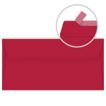 Enveloppe faire part Pollen 120g format 9 x 14 cm par 20 - Rouge Groseille