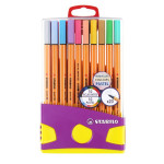 Feutre Point 88 Boite Colorparade de 20 dont 10 pastels