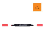 Marqueur double-pointe à encre à base d'alcool Créamarker - 23 - Orange