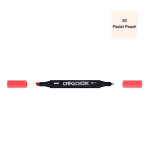 Marqueur double-pointe à encre à base d'alcool Créamarker - 26 - Peche Pastel