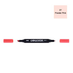 Marqueur double-pointe à encre à base d'alcool Créamarker - 27 - Rose Poudre