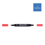 Marqueur double-pointe à encre à base d'alcool Créamarker - 71 - Bleu Cobalt