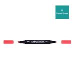 Marqueur double-pointe à encre à base d'alcool Créamarker - 50 - Vert Foret
