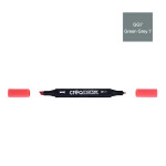 Marqueur double-pointe à encre à base d'alcool Créamarker - GG7 - Gris Vert 7