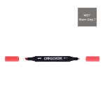 Marqueur double-pointe à encre à base d'alcool Créamarker - WG7 - Gris Chaud 7