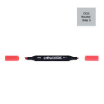 Marqueur double-pointe à encre à base d'alcool Créamarker - CG3 - Gris Cool 3