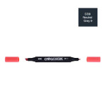 Marqueur double-pointe à encre à base d'alcool Créamarker - CG9 - Gris Cool 9
