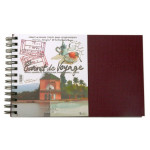 Carnet de voyage aquarelle 300 g/m² - 17 x 27 cm