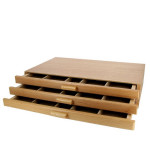 Boite de rangement pour pastel 3 tiroirs